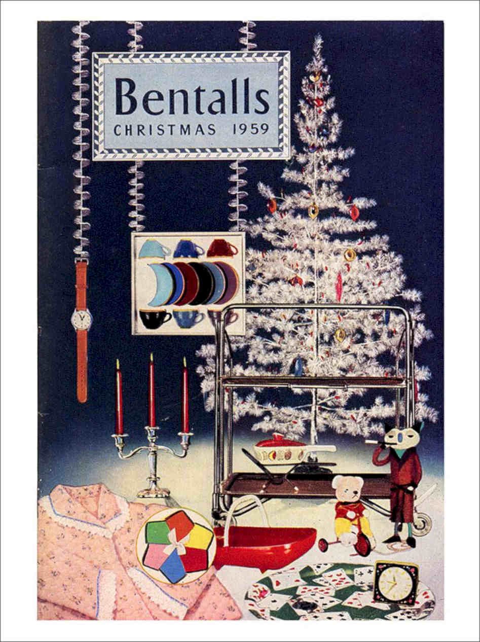 Bentalls Christmas 1959 Vintage Retro Advert Poster A4 Photo Print