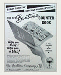 Bentima Clock Book Vintage Retro Advert Poster A4 Photo Print