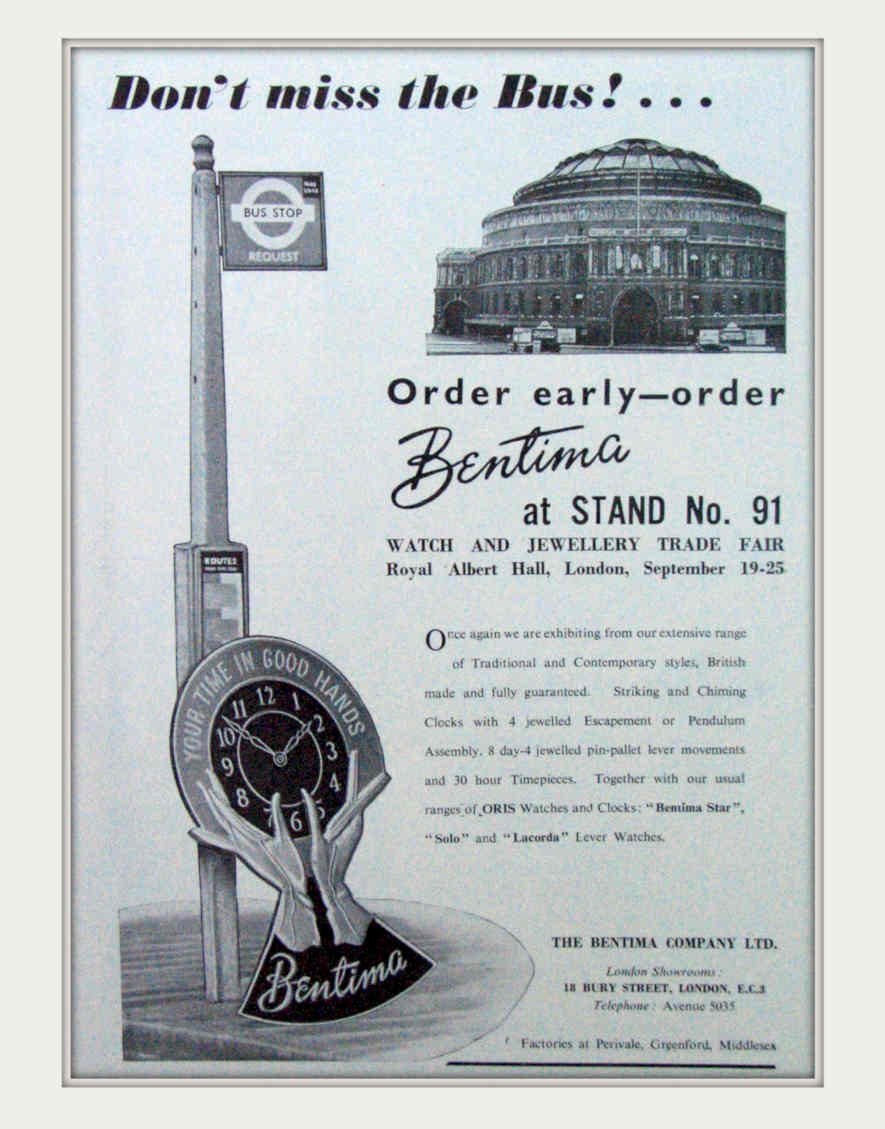 Bentima Royal Hall 2 Vintage Retro Advert Poster A4 Photo Print