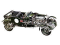 Bentley 4.5 Litre cutaway A4 Photo Print