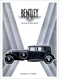 Bentley Car Advert 1920s 3 Vintage Retro Advert Poster A4 Photo Print