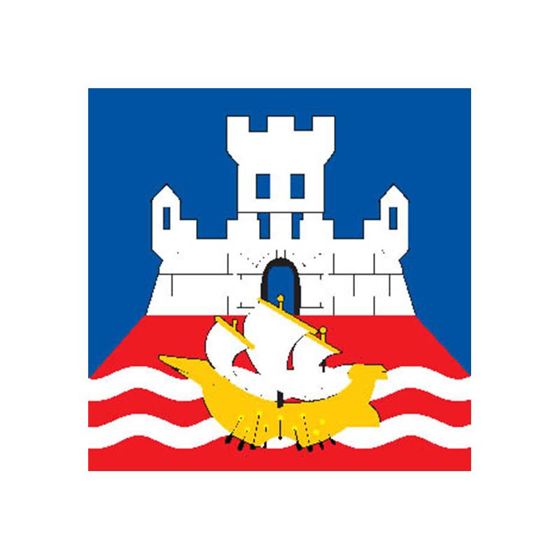 Beograd City Flag N3598 A4 Photo Print