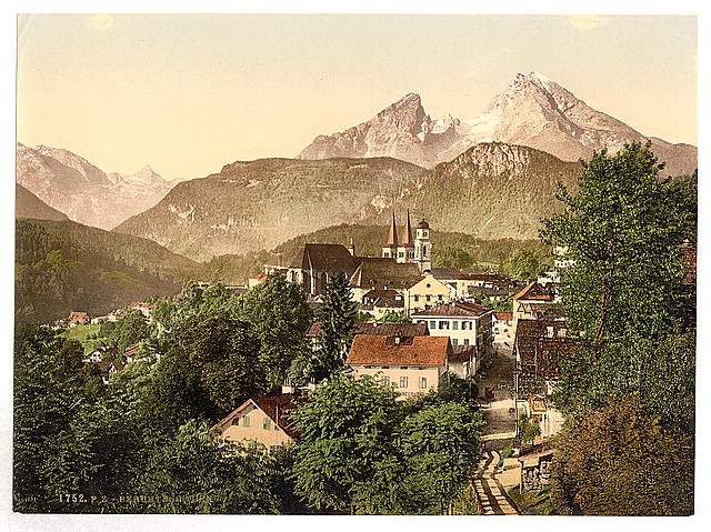 Berchtesgaden I Upper Bavaria Vintage A4 Photo Print