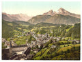 Berchtesgaden IV Upper Bavaria Vintage A4 Photo Print