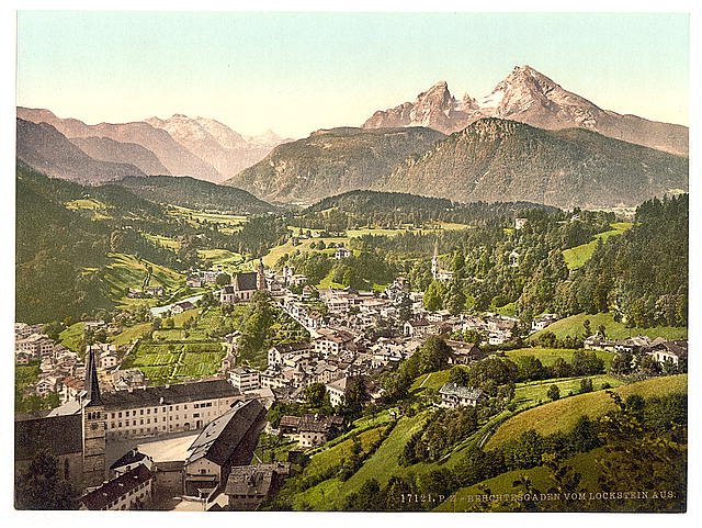 Berchtesgaden IV Upper Bavaria Vintage A4 Photo Print