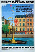 BercyJazz Vintage Advert A4 Photo Print