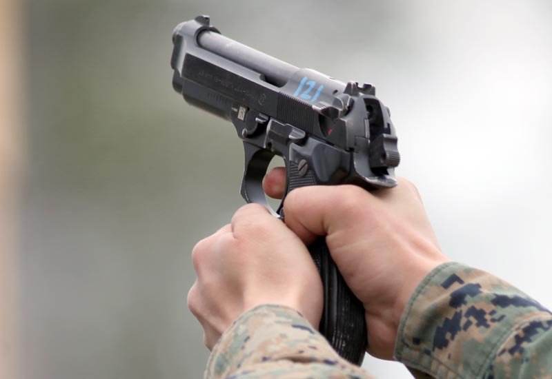 Beretta M9 Service Pistol 2 Military A4 Photo Print
