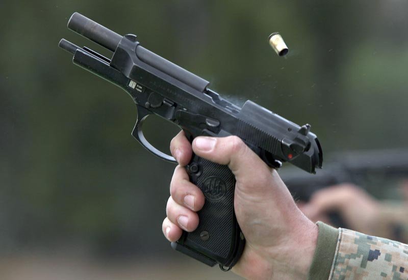 Beretta M9 Service Pistol 5 Military A4 Photo Print