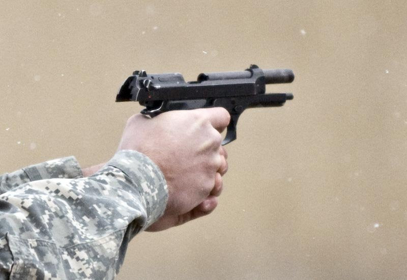 Beretta M9 Service Pistol 6 Military A4 Photo Print