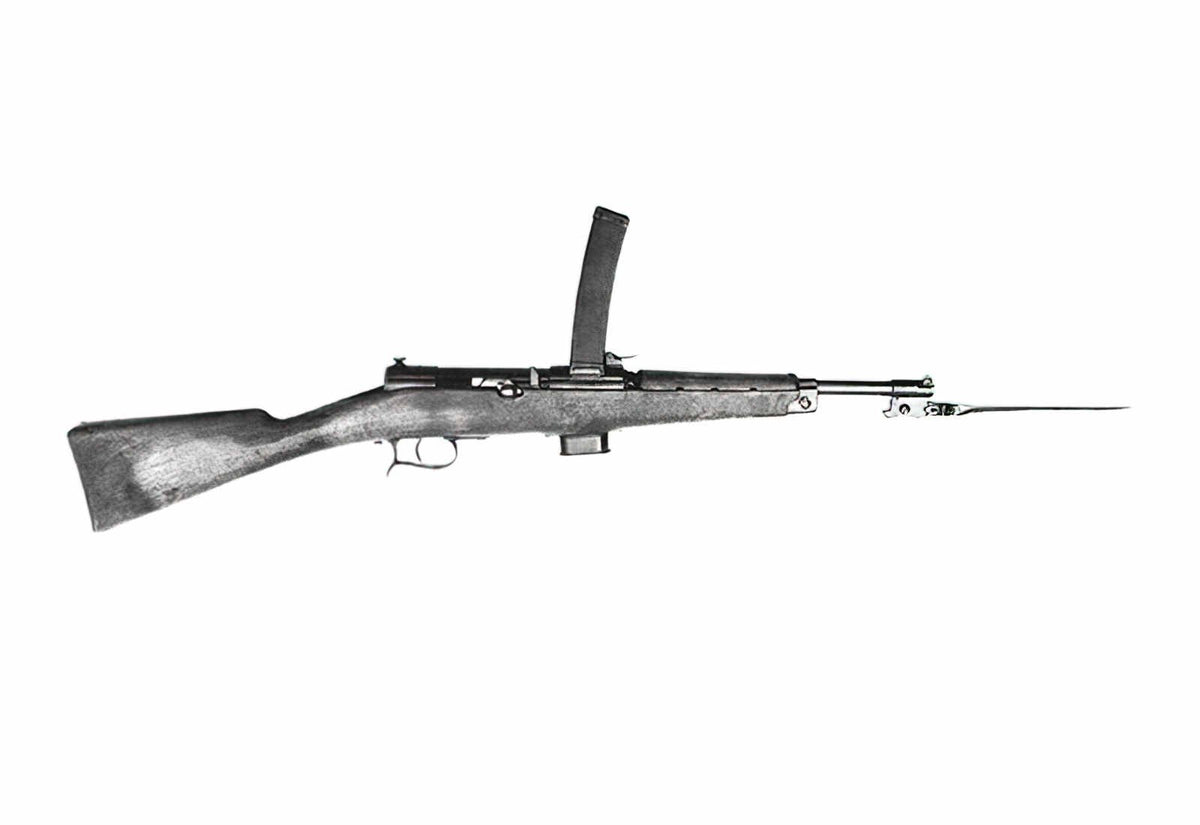 Beretta Model 1918 Submachine Gun (2) Military A4 Photo Print
