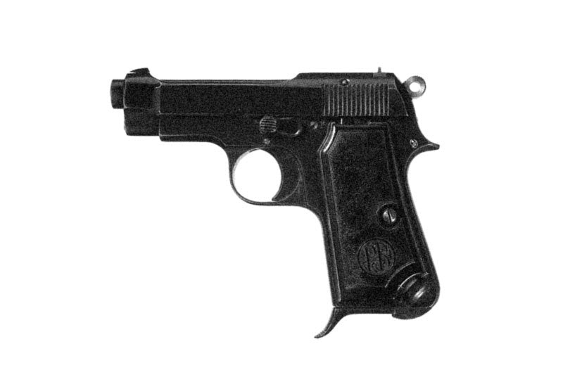 Beretta Model 1934 Pistol Military A4 Photo Print