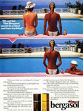 Bergasol Pool People Vintage Retro Advert Poster A4 Photo Print