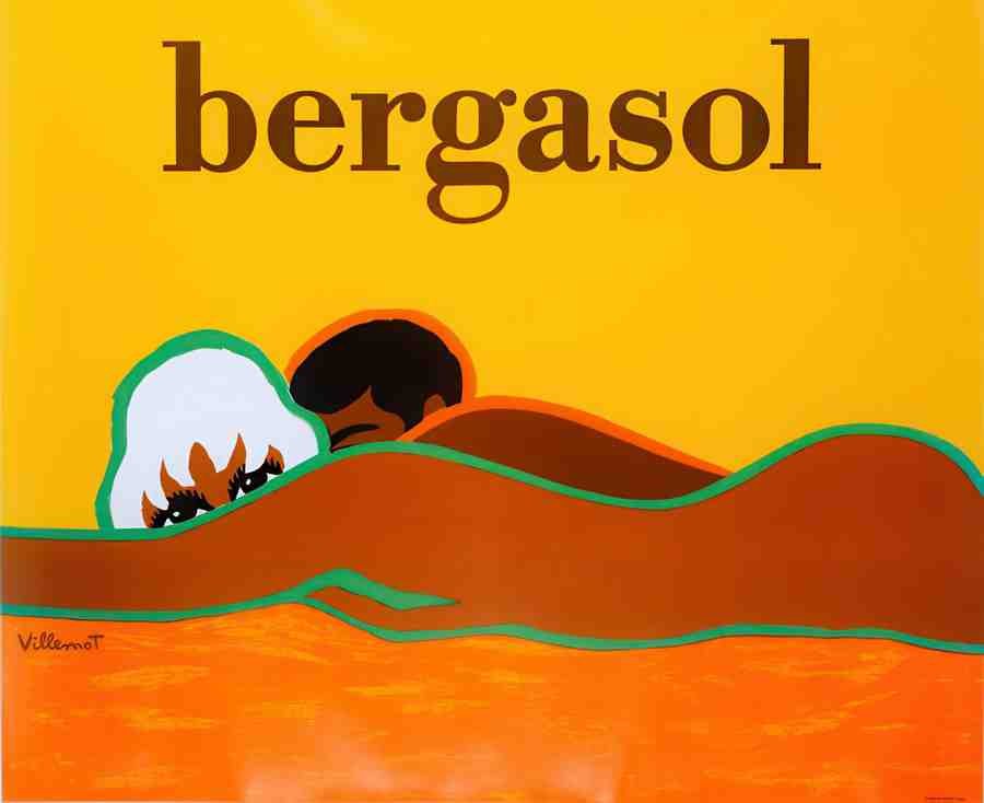 Bergasol Vintage Advert A4 Photo Print