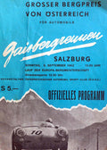 Bergpreis Automobile 1962 Vintage Retro Advert Poster A4 Photo Print