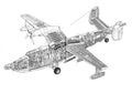 Beriev Be12 Chayka cutaway A4 Photo Print