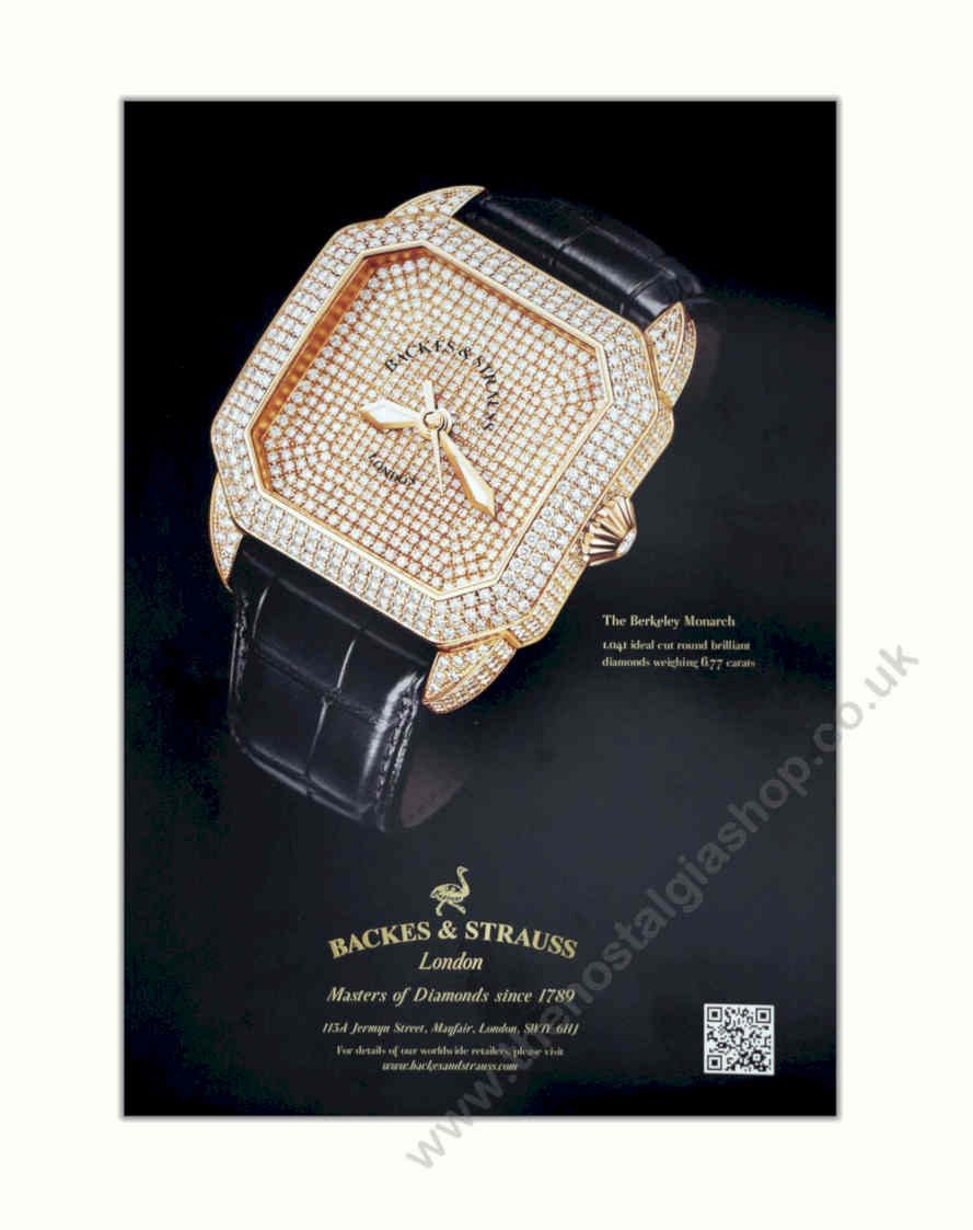 Berkeley Monarch Watch Vintage Retro Advert Poster A4 Photo Print