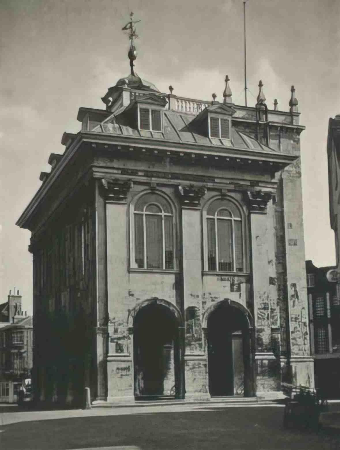 Berkshire Abingdon Town Hall c1930s Vintage A4 Photo Print