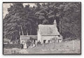 Berkshire Boars Hill Tommys Heath Thatched Cottage Postman At Gate Vintage A4 Photo Print