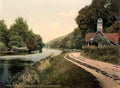 Berkshire Cliveden Woods from below Cookham Ferry Vintage A4 Photo Print