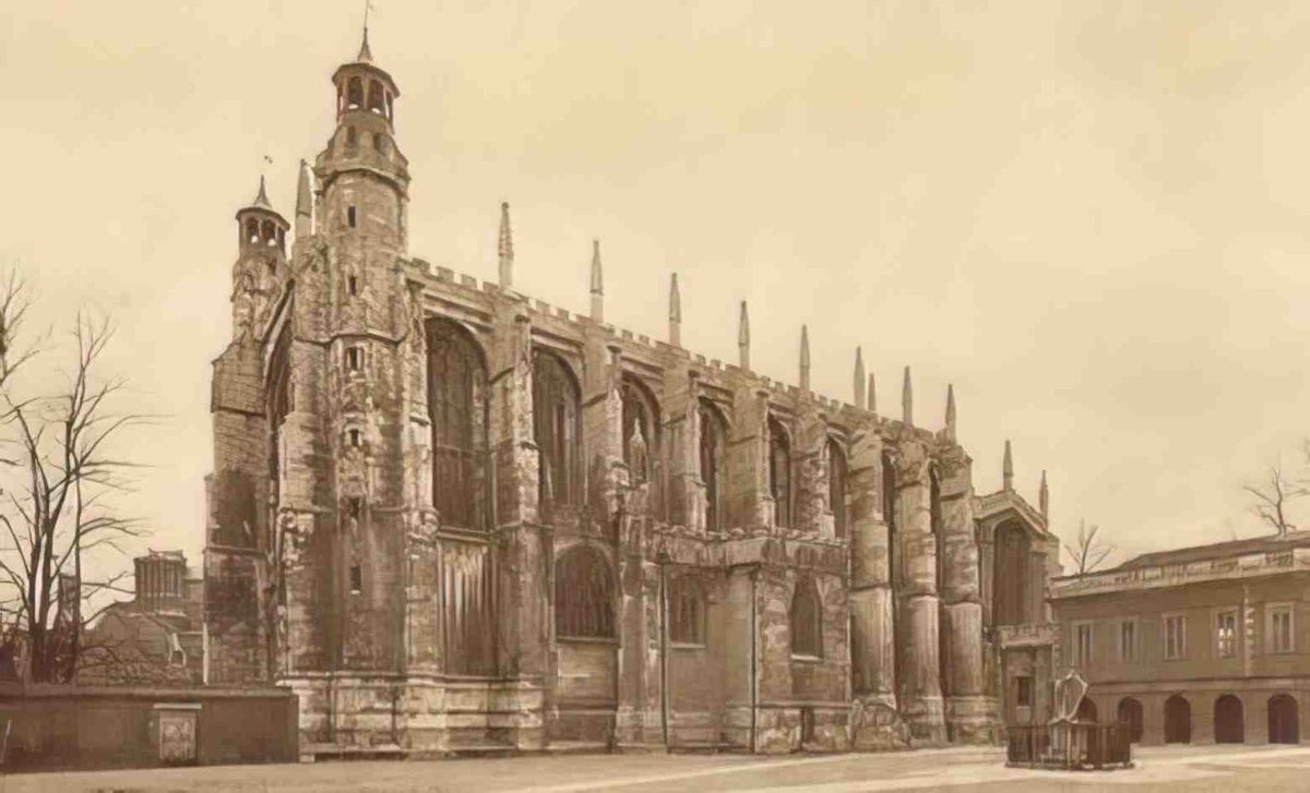 Berkshire Eton College Chapel Vintage A4 Photo Print