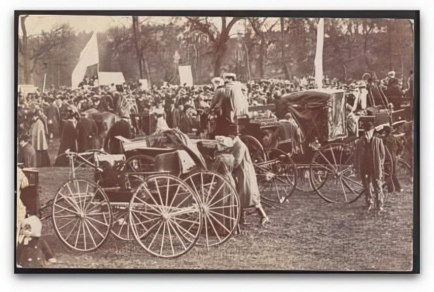 Berkshire Faringdon Old Berkshire Hunt Point To Point Races Vintage A4 Photo Print