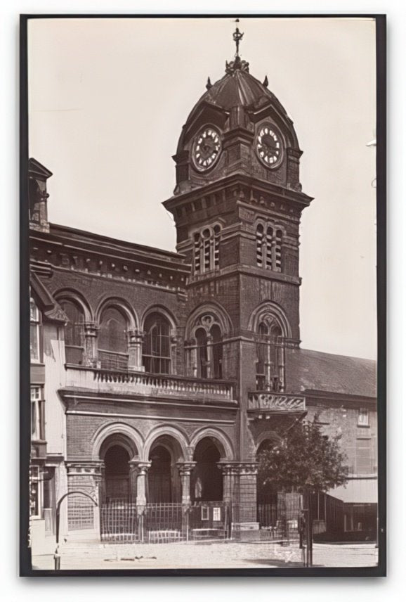 Berkshire Hungerford Town Hall & Clock Tower Vintage A4 Photo Print