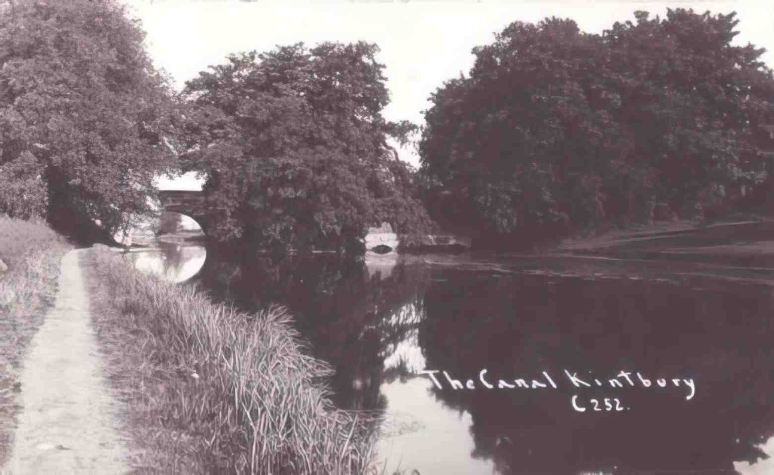 Berkshire Kintbury Canal 1910s Vintage A4 Photo Print