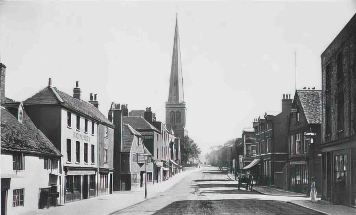 Berkshire Reading Southampton Street 1880s Vintage A4 Photo Print