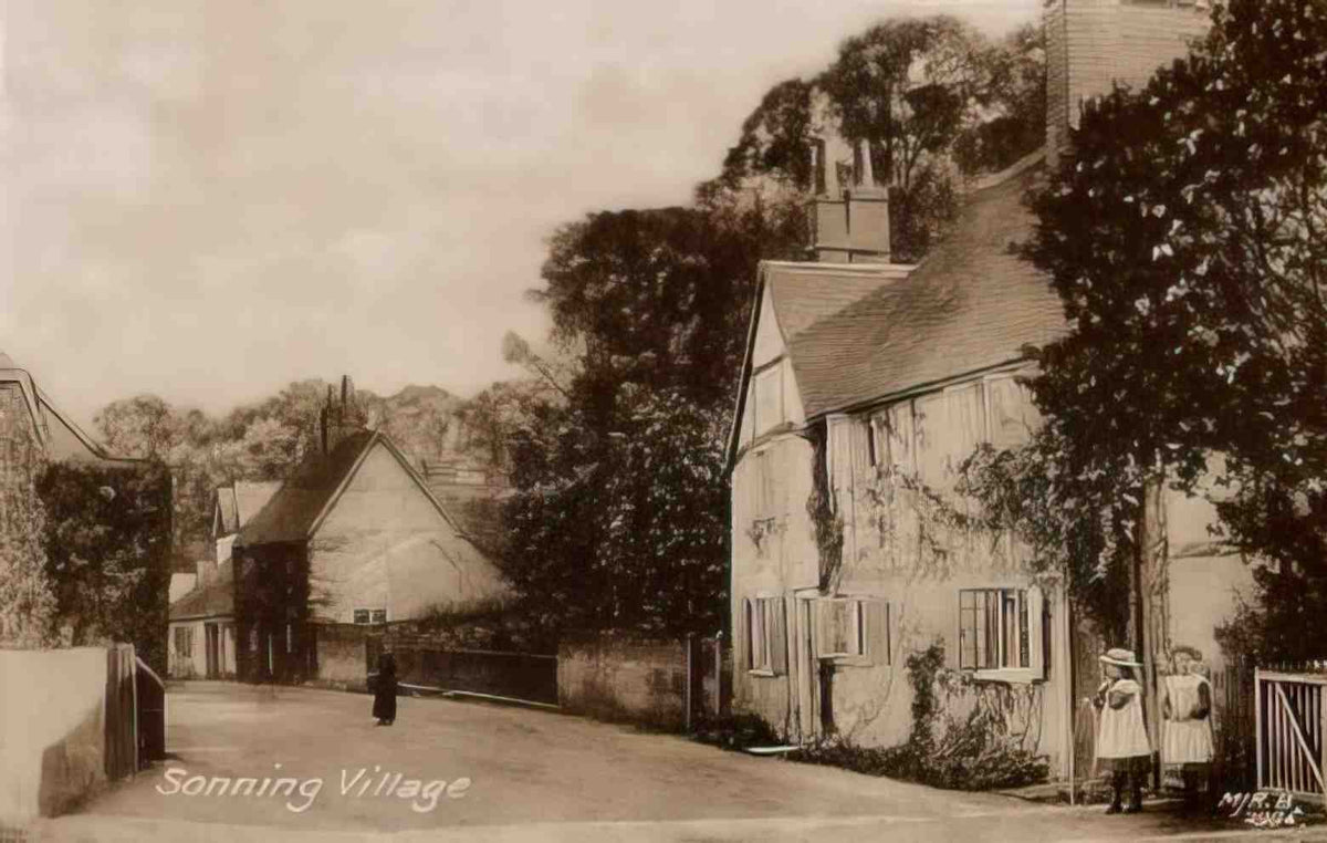 Berkshire Sonning Village Vintage A4 Photo Print