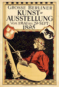 Berlin Art Roechling Vintage Retro Advert Poster A4 Photo Print