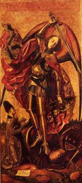 Bermejo Bartolomeo De Cardenas St Michael And The Dragon A4 Photo Print