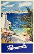 Bermuda Beach Bicycles Vintage Retro Advert Poster A4 Photo Print