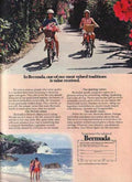 Bermuda Cycling Ocean Vintage Retro Advert Ads A4 Photo Print