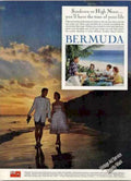 Bermuda Sunset Beach Vintage Retro Advert Ads A4 Photo Print