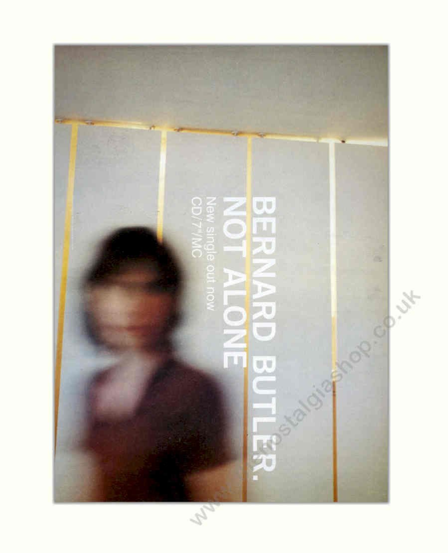 Bernard Butler Not Vintage Retro Advert Poster A4 Photo Print