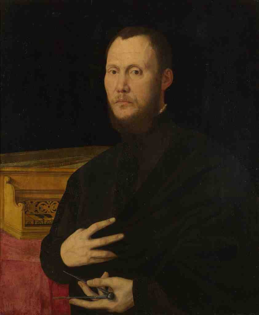 Bernardino Campi Portrait of a Musician A4 Photo Print