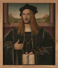 Bernardino Loschi Portrait of Alberto Pio A4 Photo Print