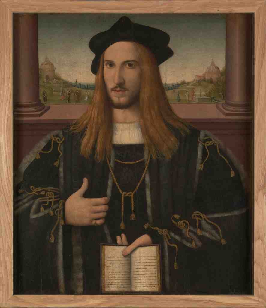 Bernardino Loschi Portrait of Alberto Pio A4 Photo Print