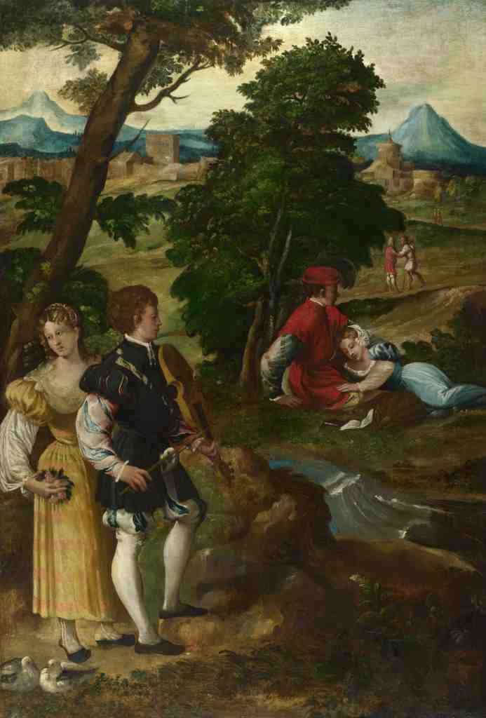 Bernardino da Asola The Garden of Love A4 Photo Print