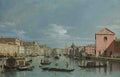 Bernardo Bellotto Venice The Grand Canal facing Santa Croce A4 Photo Print