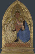 Bernardo Daddi The Coronation of the Virgin A4 Photo Print