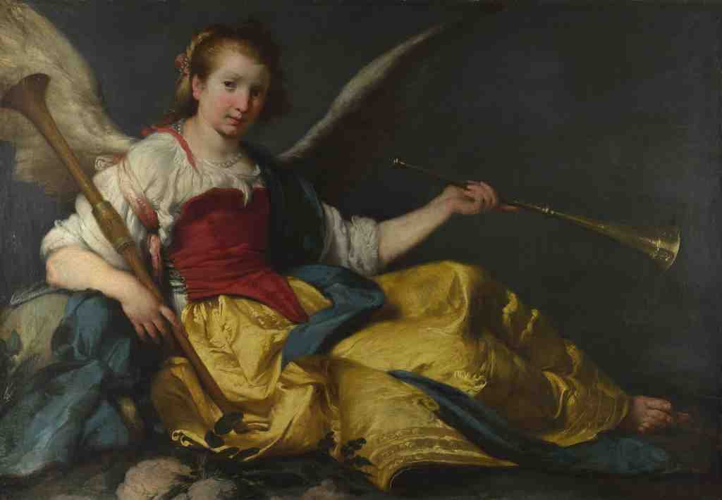 Bernardo Strozzi A Personification of Fame A4 Photo Print