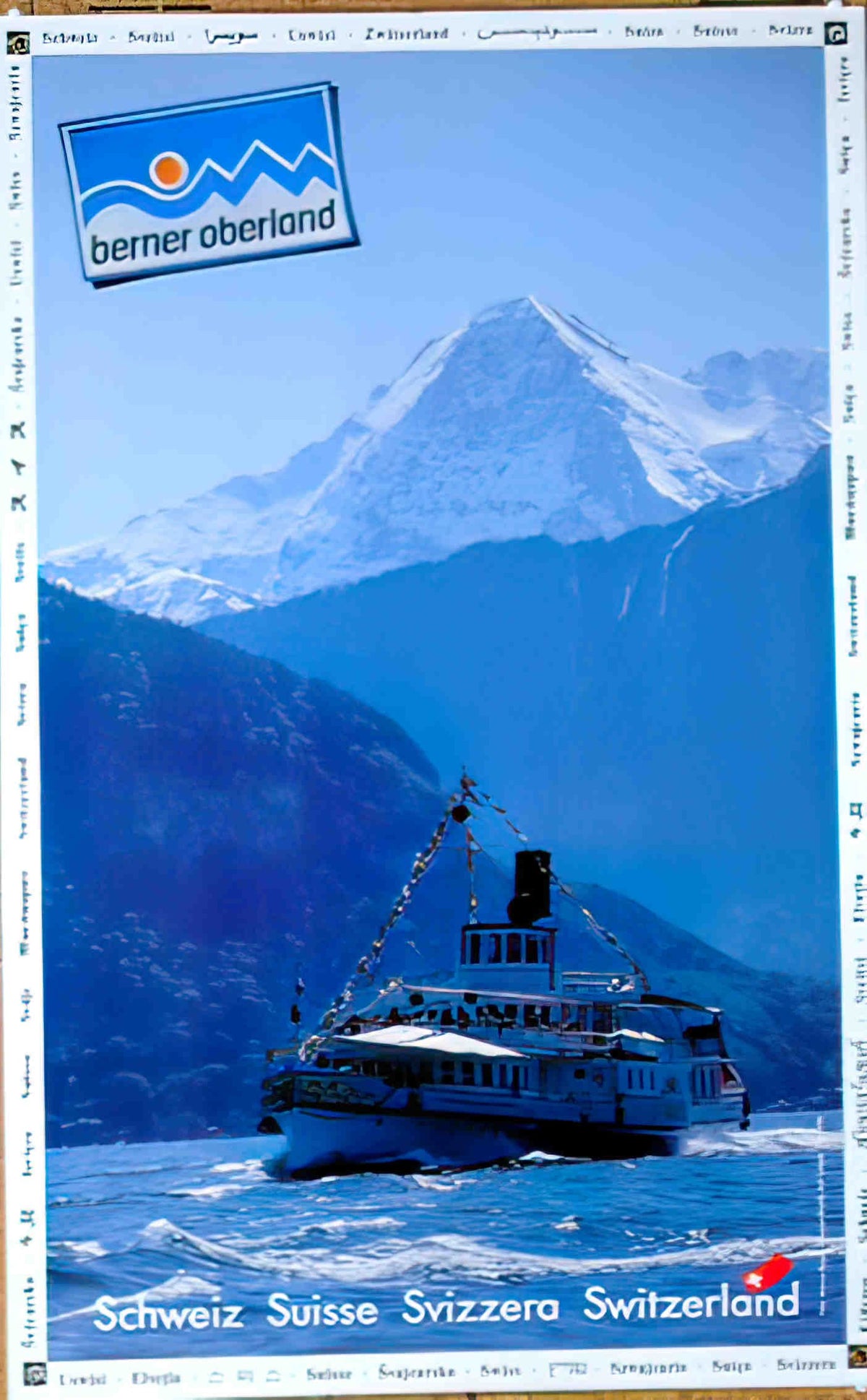 BernerOberland Advert A4 Photo Print