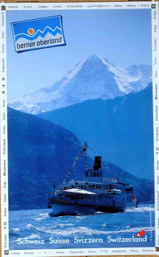 BernerOberland Vintage Advert A4 Photo Print