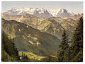 Bernese Alps Bernese Oberland 2 Vintage A4 Photo Print