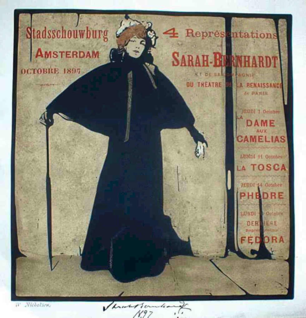 Bernhardt Camelias 1898 Vintage Retro Advert Ads A4 Photo Print