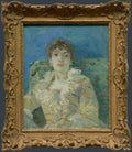 Berthe Morisot Girl on a Divan A4 Photo Print