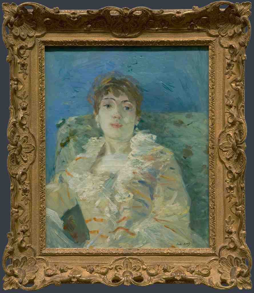Berthe Morisot Girl on a Divan A4 Photo Print