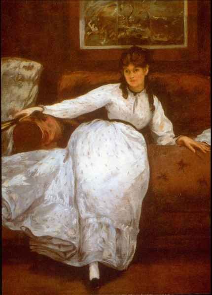 Berthe Morisot by Manet Impressionism A4 Photo Print
