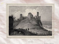 Berwick Castle Scotland Pernot 1827 Vintage A4 Photo Print